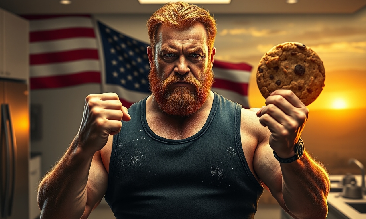 Chuck Norris backte einmal Kekse. Als der Teig nicht perfekt rund wurde, trat er ihn mit einem Roundhouse-Kick in Form. Die Kekse wurden so knusprig, dass sie beim Anschauen zerbrachen. Bis heute sagt man in Backforen: 'Wenn der Teig nicht will, Chuck Norris muss.'