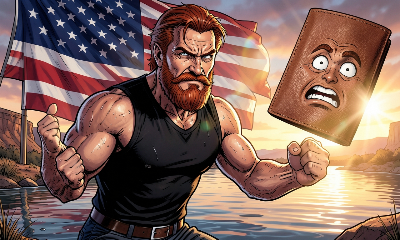 Chuck Norris wirft seine Brieftasche in den Fluss, weil sie ihm zu viel Kleingeld hatte. Die Brieftasche schwimmt jedoch sofort zurück, weil sie Angst hat, ertränkt zu werden.