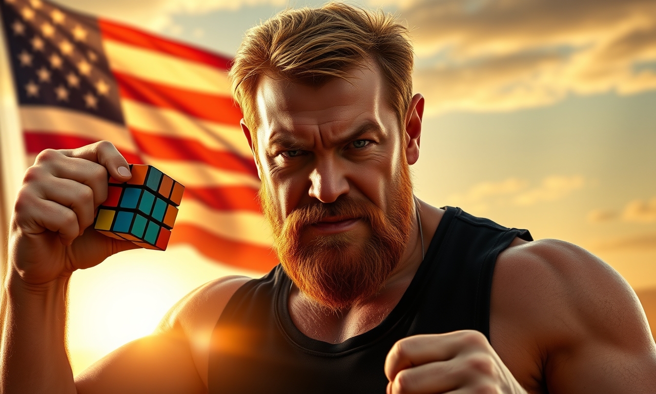 Chuck Norris kann mit einer Hand einen Rubik's Cube blind lösen. Mit der anderen Hand baut er einen Raketenantrieb zusammen.