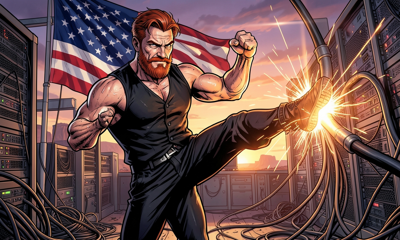Chuck Norris repariert das Internet nicht durch Neustart, sondern durch einen gezielten Roundhouse-Kick in das Hauptserverkabel. Seitdem surft die ganze Welt mit 5G-Geschwindigkeit – und Chuck Norris surft mit 6G, weil er die zusätzliche Leistung einfach mitnimmt.