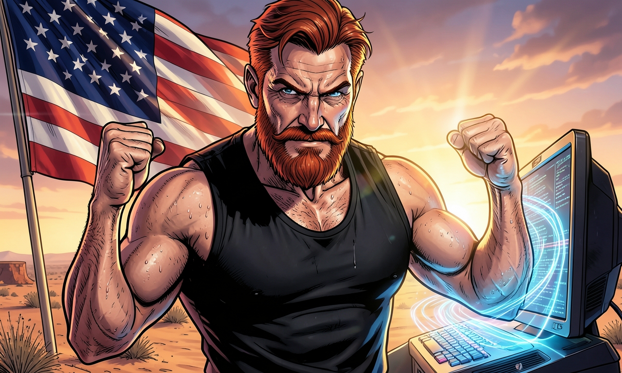Chuck Norris surft im Internet. Seine Download-Geschwindigkeit ist so hoch, dass die Daten vor der Anfrage ankommen.