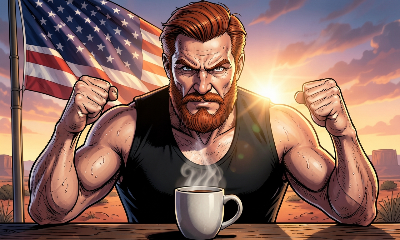 Chuck Norris brüht seinen Kaffee nicht mit heißem Wasser auf, sondern mit der Hitze seines Blicks. Der Kaffee weiß das und kommt freiwillig in die Tasse.