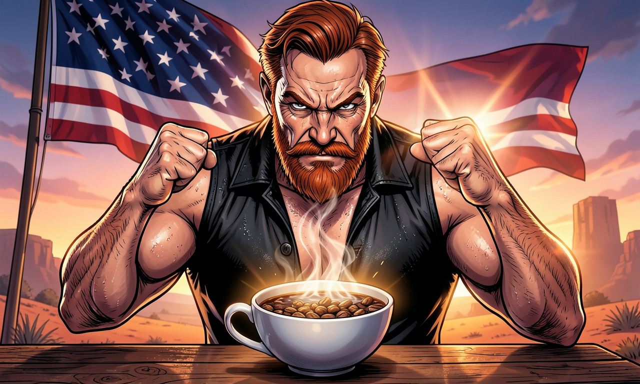 Chuck Norris brüht seinen Kaffee nicht mit heißem Wasser auf. Er fixiert die Kaffeebohnen mit seinem unverwandten Blick, bis sie vor Ehrfurcht von selbst anfangen zu zittern und sich in perfekten, aromatischen Kaffee verwandeln. Selbst die Tasse ist zu stolz, um zu brechen.
