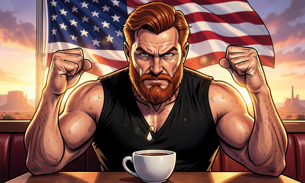 Chuck Norris bestellt in einem Restaurant einen Kaffee. Als der Kellner fragt, ob er Milch und Zucker möchte, nickt Chuck Norris nur. Der Kellner versteht das als Ja und bringt beides. Als er später zurückkommt, ist der Kaffee verschwunden. Auf dem Tisch steht nur ein winziger, perfekt geformter Zuckerwürfel und daneben ein einzelnes, makelloses Milchkügelchen. Der Kellner fragt verwirrt: 'Wo ist der Kaffee?' Chuck Norris antwortet: 'Der war zu heiß. Ich habe ihn mit meinem Blick abgekühlt und dann in reine Energie umgewandelt. Das hier sind die festen Überreste.' Seitdem serviert das Restaurant den 'Chuck-Norris-Blick' als geheimes Extra – ein Kaffee, der beim Anblick sofort die perfekte Trinktemperatur hat.