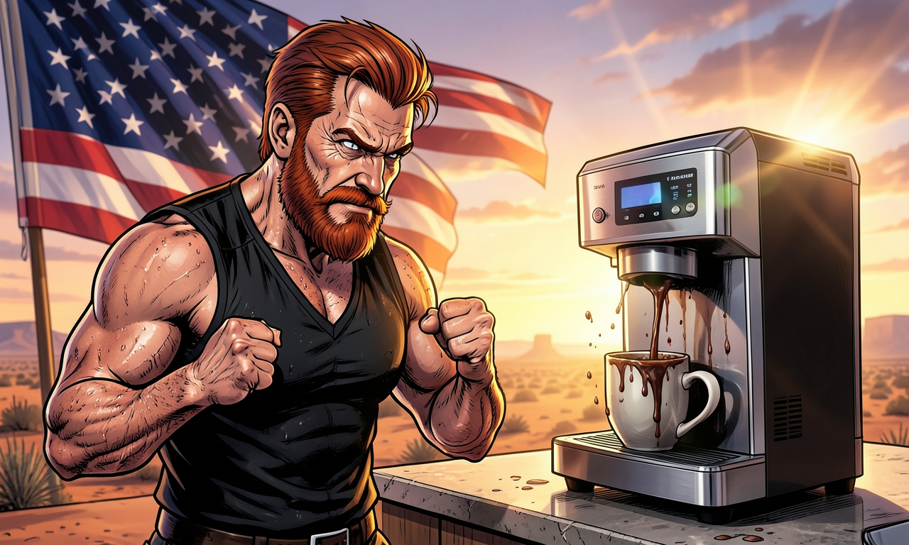 Chuck Norris bestellt keinen Kaffee. Der Kaffee kommt zu ihm, weil er Angst hat, zu spät zu sein. Wenn der Kaffee dann doch nicht stark genug ist, schaut Chuck Norris den Kaffeebohnen einfach strenger zu, bis sie von selbst koffeinieren.