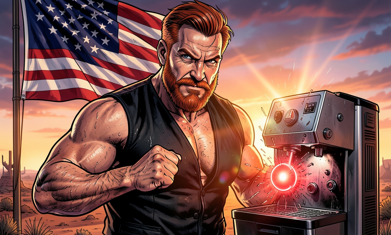 Chuck Norris hat eine Kaffeemaschine, die eine 'Chuck-Norris-Taste' hat. Wenn man sie drückt, macht sie nicht nur besonders starken Kaffee – sie brüht ihn auch unter lautem Zittern der Maschine, aus Respekt vor der Person, die den Knopf betätigt.