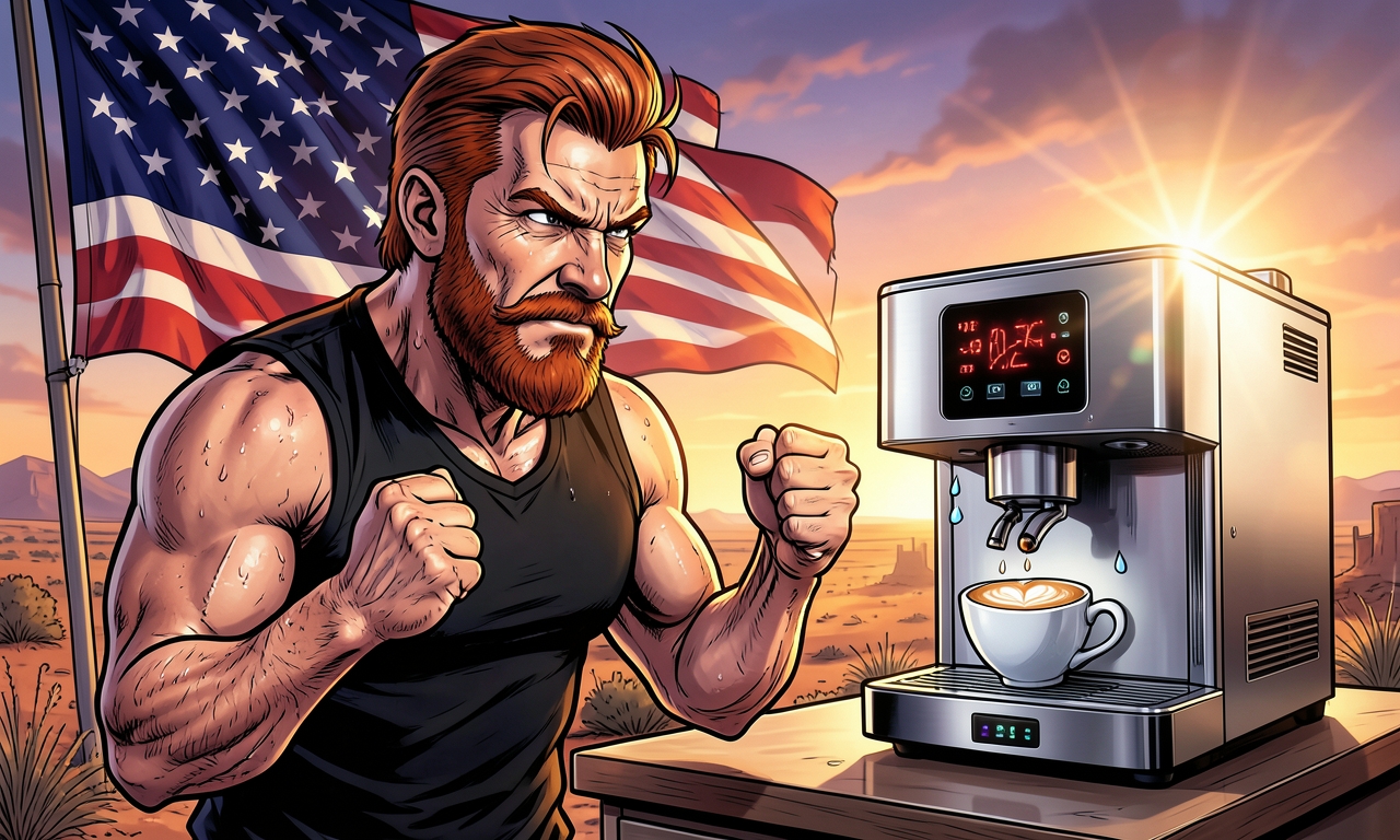 Chuck Norris bestellte sich einen Kaffee. Als die Kaffeemaschine nach drei Minuten immer noch nichts tat, warf er ihr einen bedrohlichen Blick zu. Die Maschine begann sofort, zitternd Espresso auszugeben, und fügte aus Angst selbständig einen Schuss Milchschaum und ein Herz aus Kakaopulver hinzu. Heute arbeitet sie als Barista in einem Café in Texas.