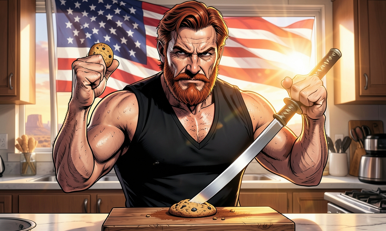 Chuck Norris kann einen Keks so teilen, dass beide Hälften gleichzeitig auf den Boden fallen – und dann den Boden dafür verantwortlich machen.