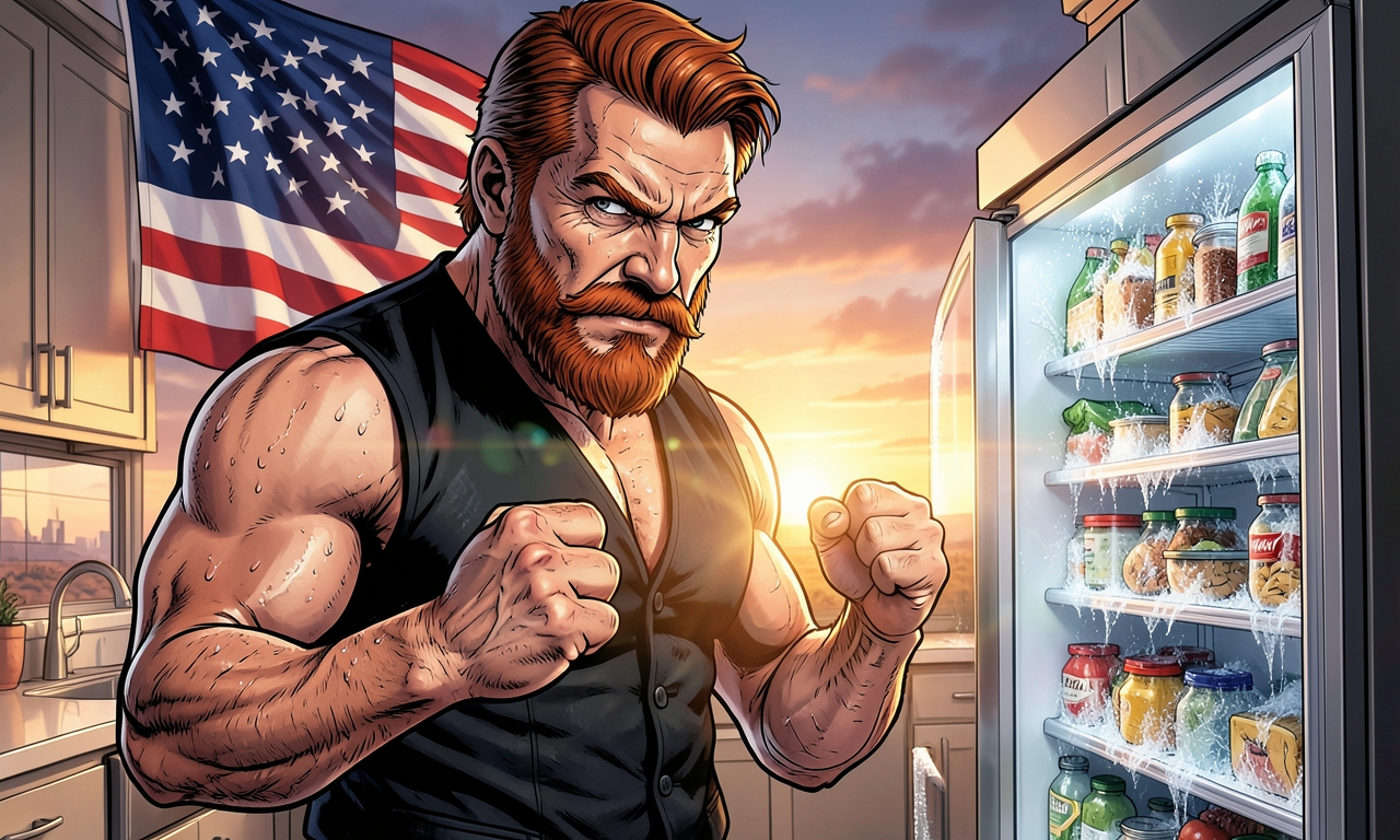 Chuck Norris benutzt keinen Kühlschrank. Er blickt die Lebensmittel an, bis sie von selbst kalt werden.