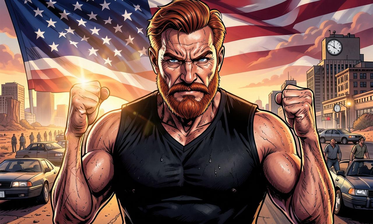 Chuck Norris kann mit einem einzigen Nicken eine ganze Stadt zum Stillstand bringen – nicht weil er autoritär ist, sondern weil alle Angst haben, dass sein Nacken bricht.