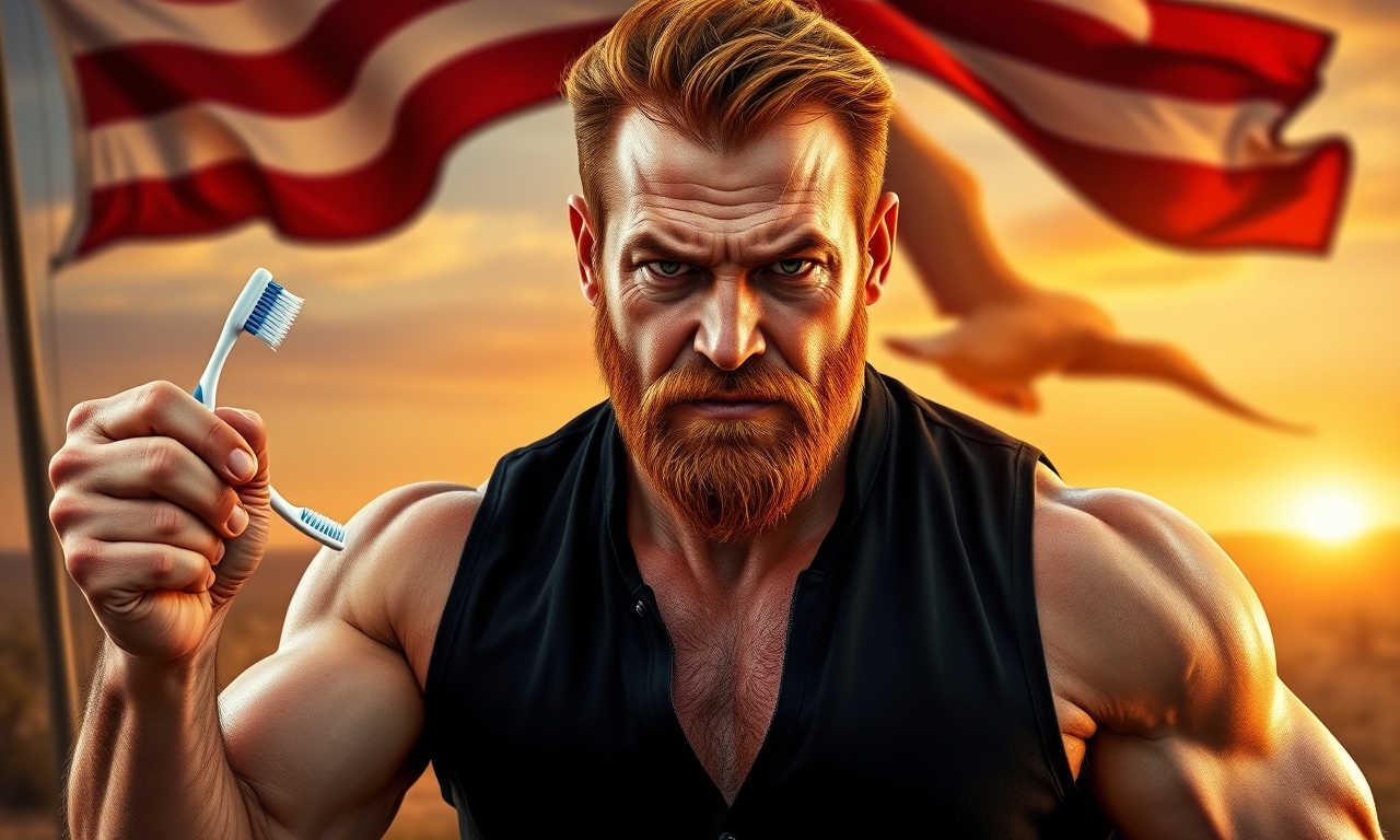 Chuck Norris putzt sich nicht die Zähne. Seine Zahnbürste putzt sich an ihm. Nach der Benutzung ist die Zahnbürste so hart, dass sie damit Diamanten schneiden kann. Deshalb tragen alle seine Zahnbürsten einen kleinen Warnaufkleber: 'Achtung, kann Chuck Norris enthalten.'