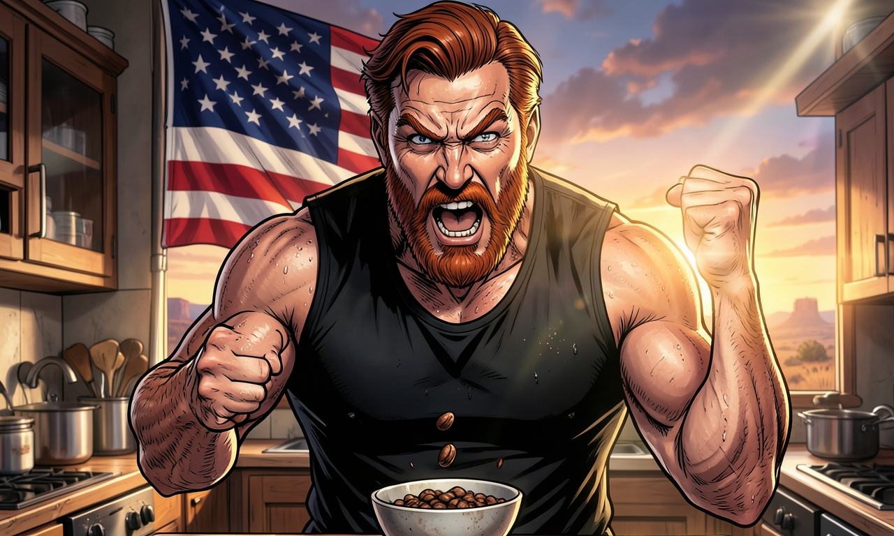 Chuck Norris trinkt keinen Kaffee. Er brüllt die gerösteten Bohnen an, bis sie aus Angst von selbst zu perfektem Espresso werden.