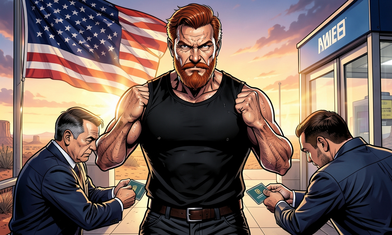 Chuck Norris braucht keinen Pass. Bei der Grenzkontrolle zeigen die Beamten ihm ihren eigenen Pass als Zeichen des Respekts.
