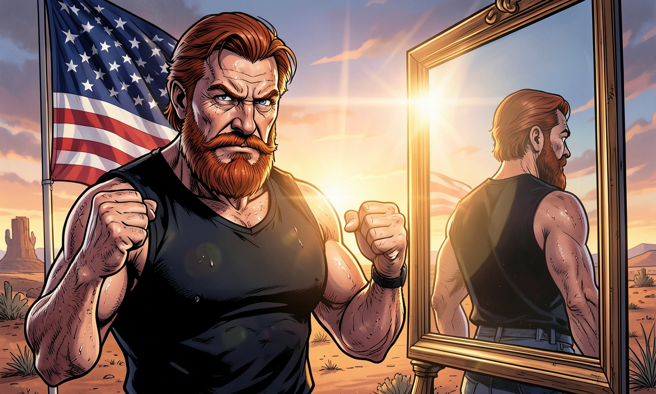 Chuck Norris kann in einen Spiegel starren, bis sein Spiegelbild wegschaut.