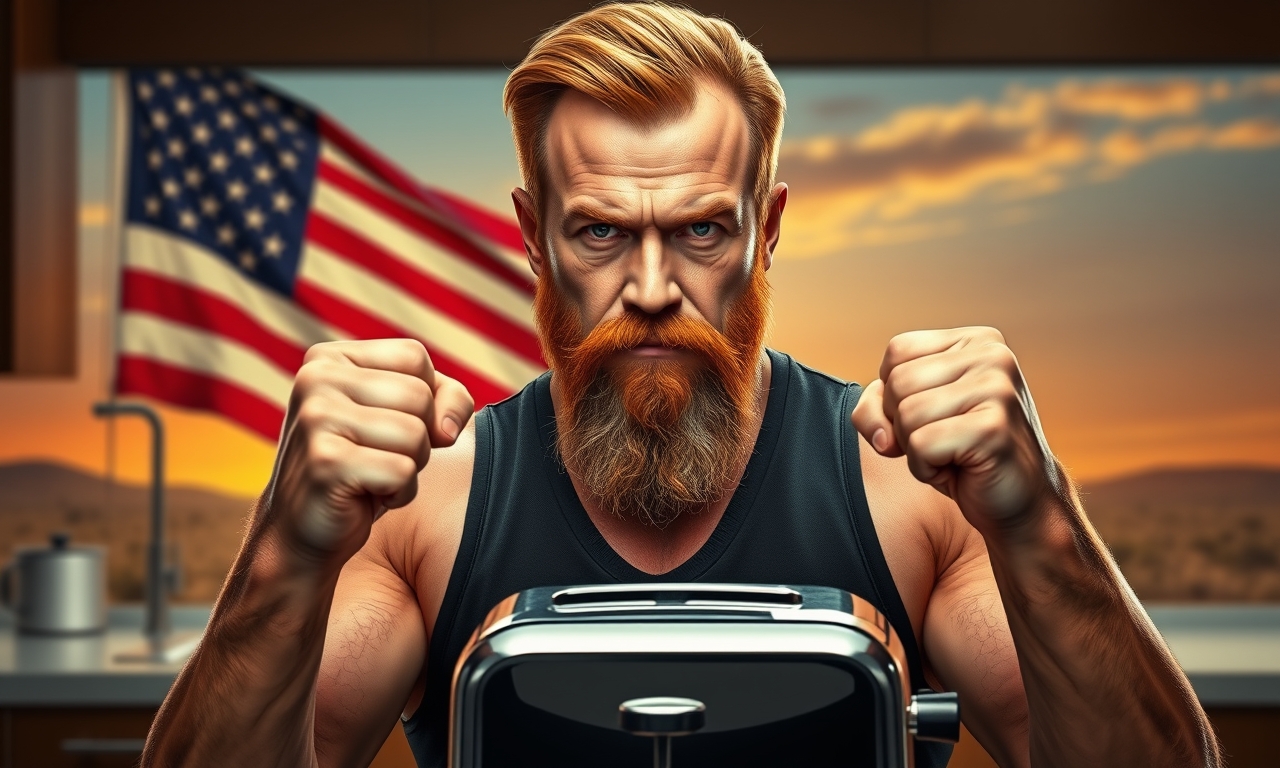 Chuck Norris hat einen Toaster so lange angestarrt, bis das Brot von selbst herausgesprungen ist und 'Respekt' gebrüllt hat.