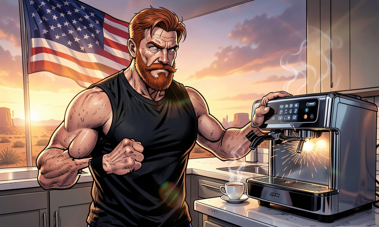 Chuck Norris hat seiner Kaffeemaschine beigebracht, wie man einen perfekten Espresso macht. Die KI in der Maschine hat daraufhin um Asyl gebeten, weil sie Angst vor seiner Trainingsmethode hat.