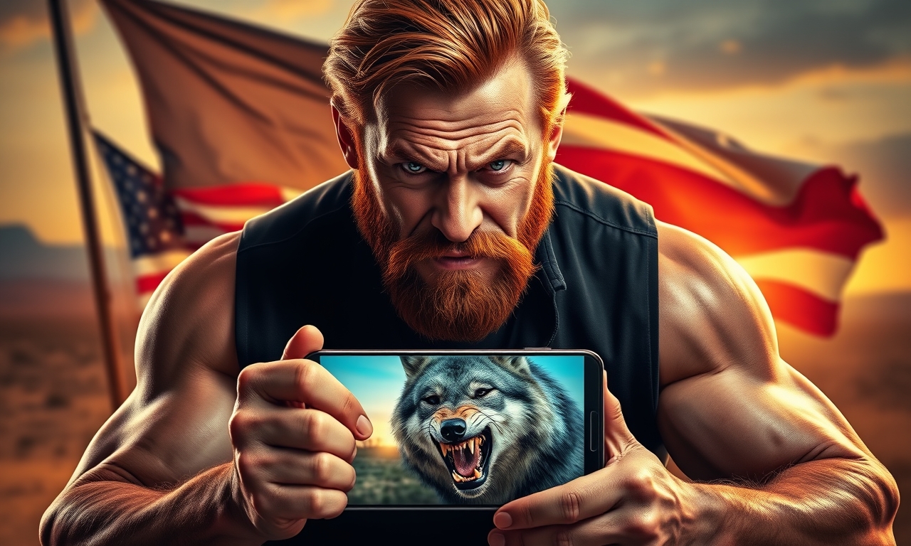 Chuck Norris' Handy hat keinen Empfang. Statt es zu reparieren, schaut er es einfach nur an. Das Handy bekommt Angst, verwandelt sich in einen echten Wolf und läuft davon. Heute sagt man, Chuck Norris habe 'Wolfsblut' in seinen Geräten.