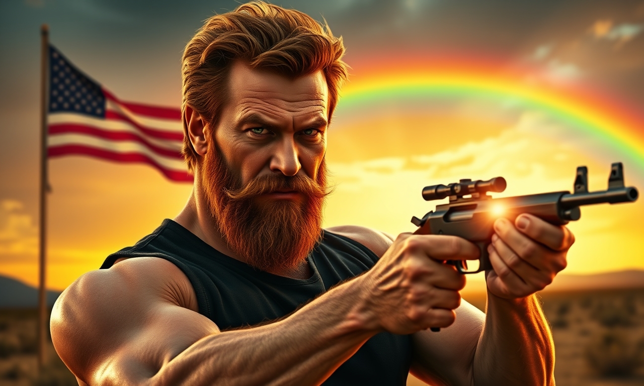 Chuck Norris jagt keinen Regenbogen, er schießt ihn mit einem Gewehr ab, um den Topf am Ende zu finden – und dann kickt er den Topf so hart, dass daraus ein neuer Regenbogen entsteht.