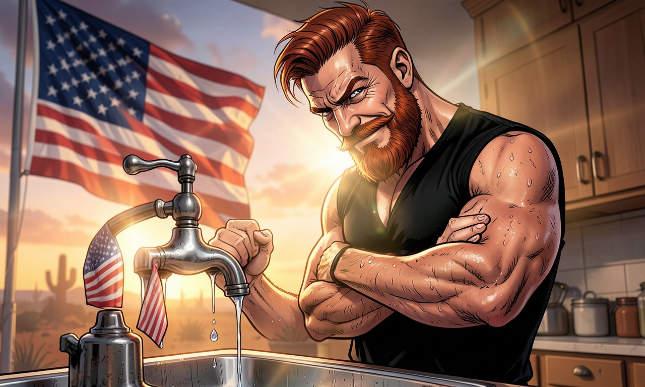 Chuck Norris versuchte einmal, einen tropfenden Wasserhahn zu reparieren. Seitdem tropft der Wasserhahn aus Respekt vor ihm nicht mehr – er undicht.