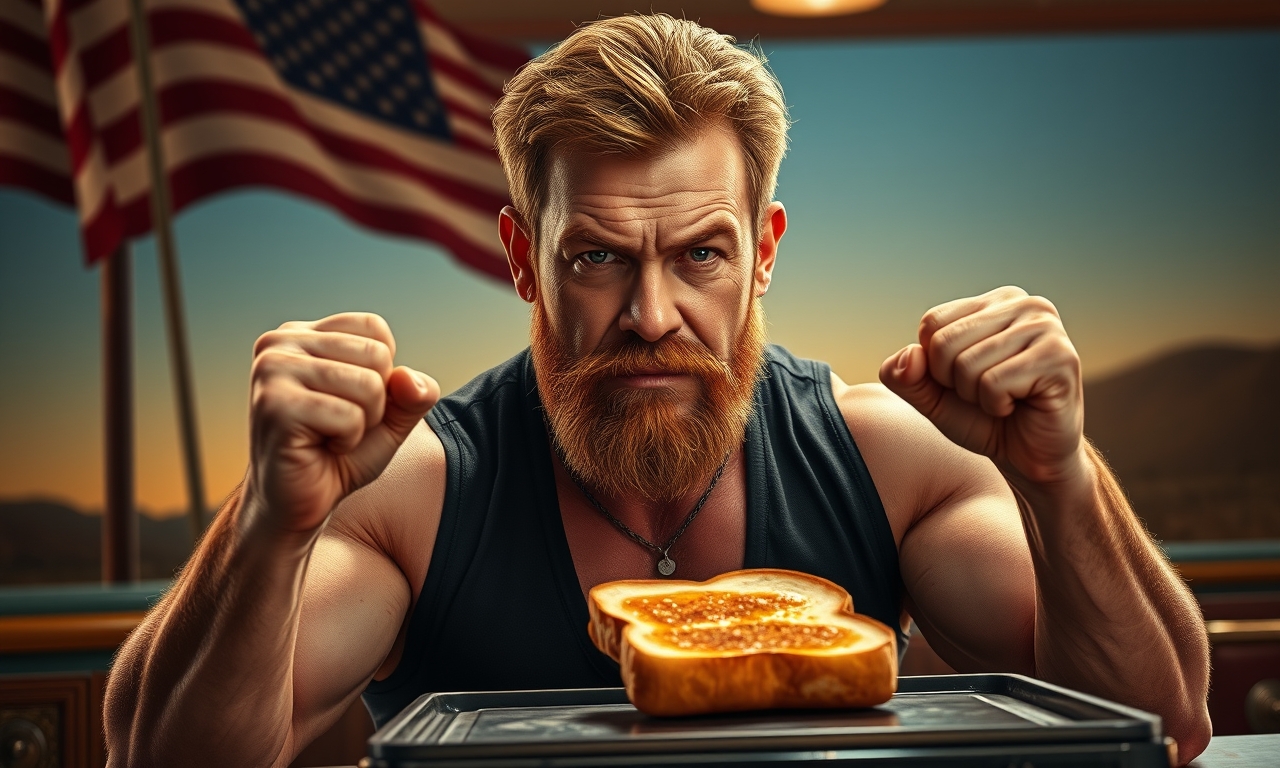 Chuck Norris bestellte einmal einen Toast in einem Café. Der Toast kam zu spät. Chuck Norris musste ihn nicht essen – der Toast ist aus Scham von selbst in der Pfanne verschwunden.