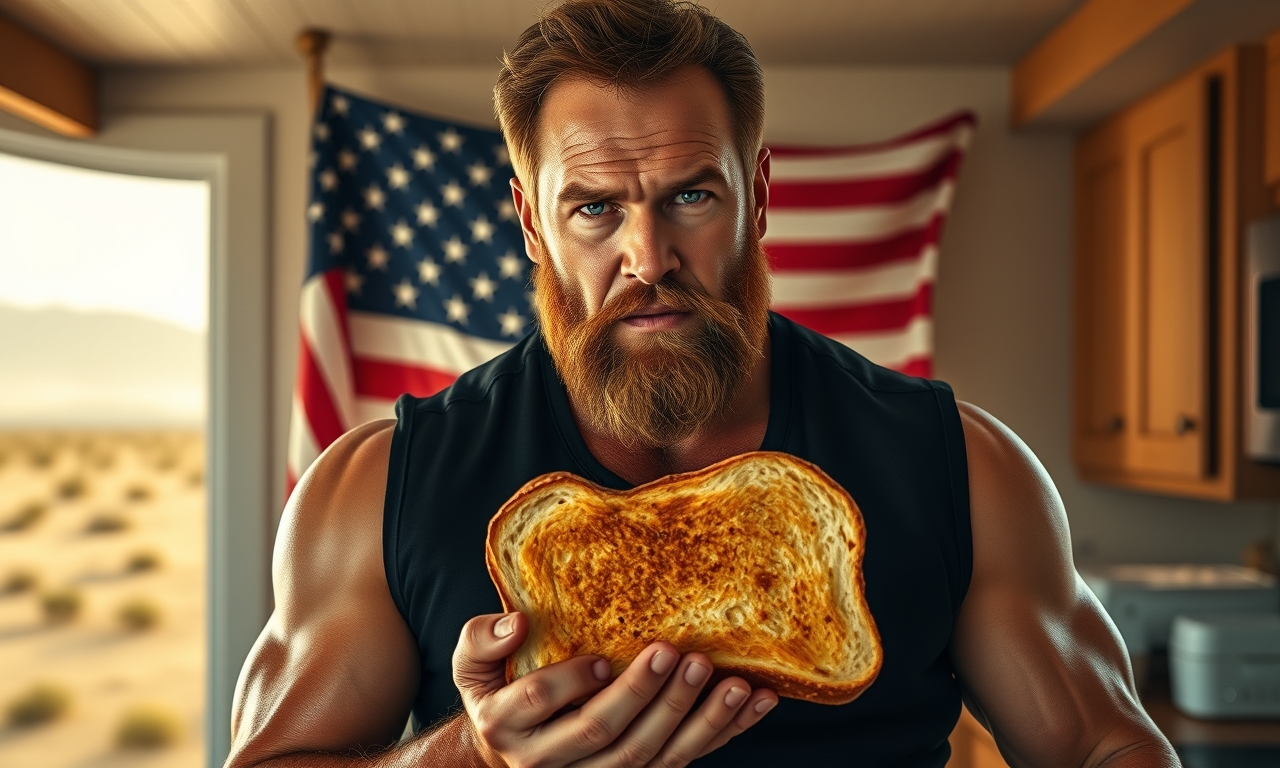 Chuck Norris wirft ein Stück Brot in den Toaster. Der Toaster spuckt es als perfekten Toast aus, der für drei Sekunden in der Luft schwebt, bevor er langsam zu Boden sinkt – die Schwerkraft hat Angst, ihn zu berühren.