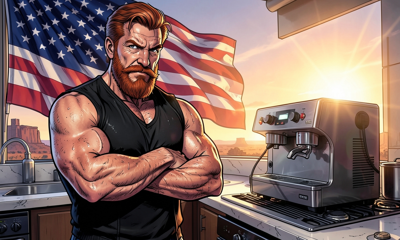 Chuck Norris bestellt einen Kaffee. Die Kaffeemaschine weigert sich zu arbeiten, weil sie Angst hat, dass Chuck Norris den Kaffee so stark macht, dass er die Schwerkraft umkehrt.
