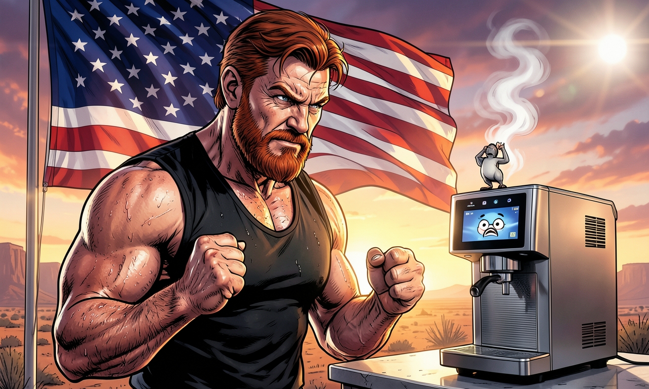 Chuck Norris bestellte einmal einen einfachen schwarzen Kaffee. Die Kaffeemaschine weigerte sich, weil sie Angst hatte, nicht stark genug zu sein. Nachdem Chuck sie nur angesehen hatte, produzierte sie nicht nur den perfekten Kaffee, sondern brühte auch noch eine Tasse Tee für seine Entspannungsphase mit. Aus Respekt.