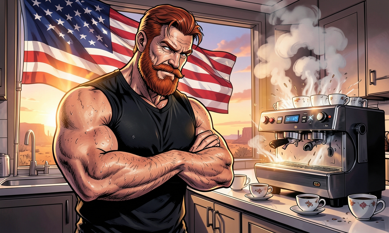 Chuck Norris bestellt einen Kaffee. Die Kaffeemaschine beginnt zu zittern, als sie seinen Namen hört. Aus Angst, ihn zu verärgern, produziert sie nicht nur den perfekten Espresso, sondern brüht auch noch eine Tasse für seine gesamte Familie, seine Freunde und alle zukünftigen Generationen gleich mit. Die Maschine kündigt danach sofort ihren Job an und schreibt ein Buch über die Erfahrung.