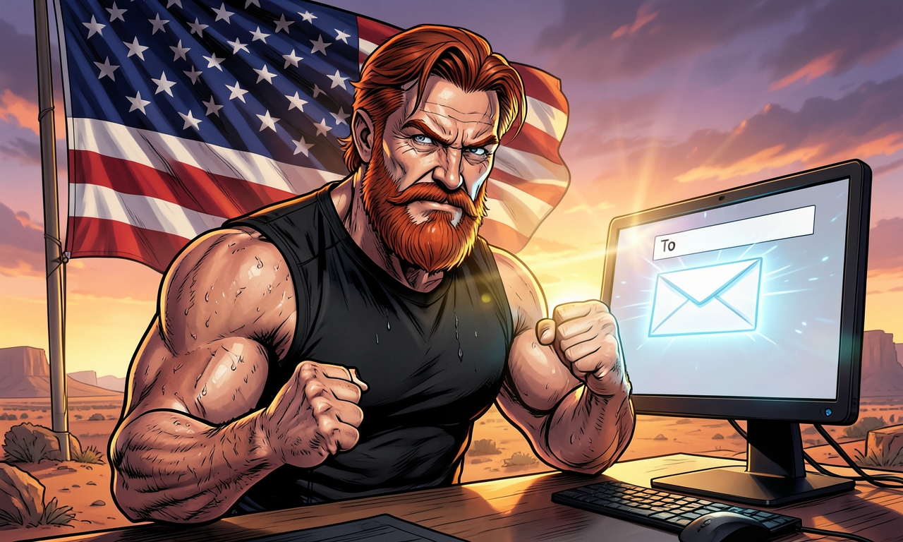 Chuck Norris schickt E-Mails ohne Empfänger, und sie landen trotzdem im Postfach des richtigen Adressaten.