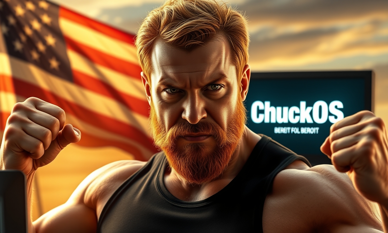 Chuck Norris startet seinen Computer nicht durch Drücken des Power-Knopfs, sondern indem er ihn mit einem vielsagenden Blick anstarrt und leise 'Es ist Zeit' flüstert. Der BIOS-Post erscheint daraufhin von selbst und zeigt 'ChuckOS: Bereit, Meister'.