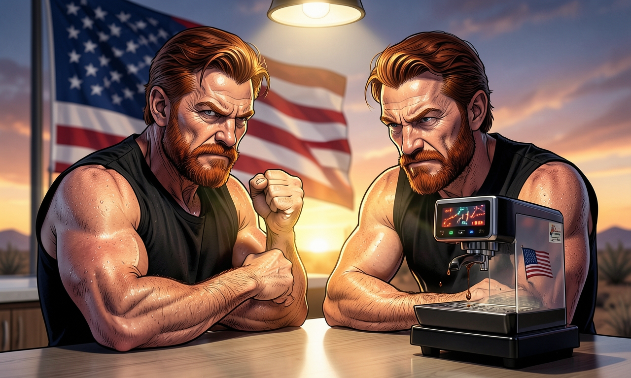 Chuck Norris bestellt keinen Kaffee. Er setzt sich in die Küche und starrt die Kaffeemaschine so lange an, bis sie aus Angst vor einer Standpauke von selbst eine perfekte Tasse Espresso brüht. Die Maschine hat seitdem eine posttraumatische Belastungsstörung und verweigert bei jedem anderen die Arbeit.