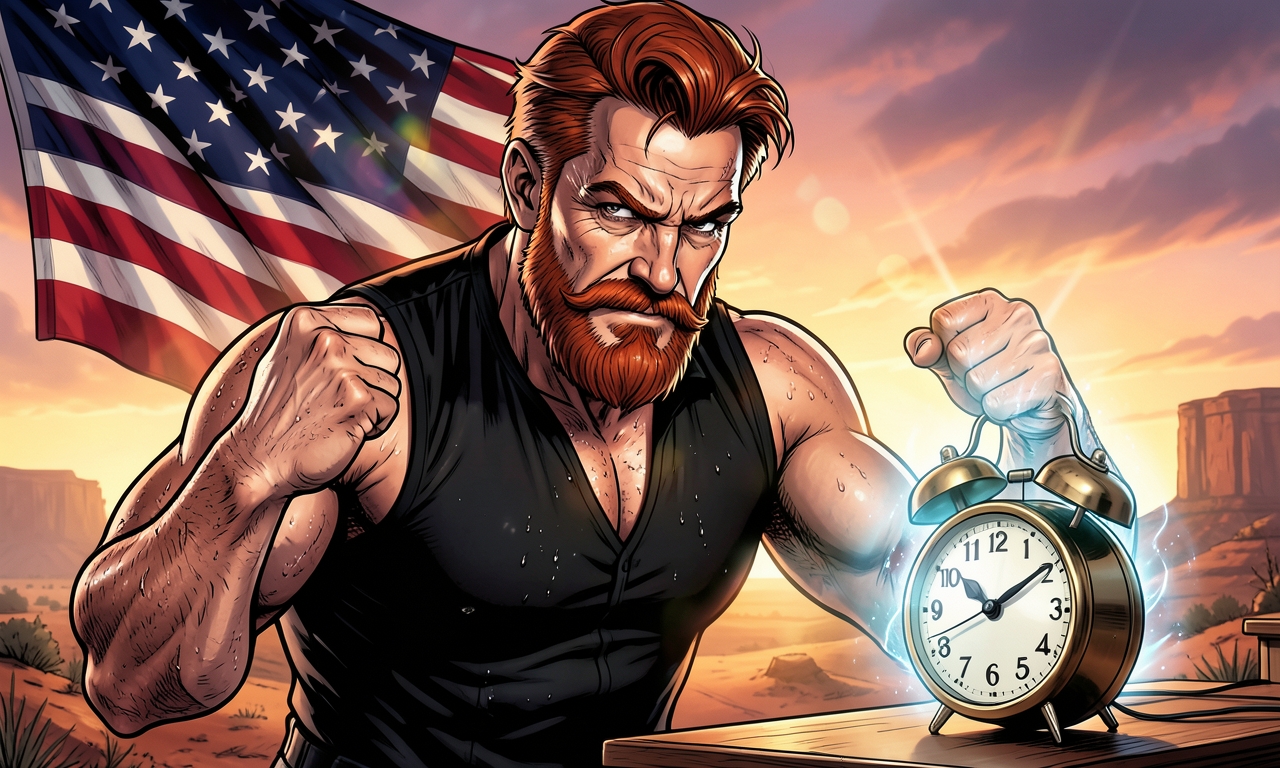 Chuck Norris stellt seinen Wecker. Die Uhr gehorcht nicht nur, sie fragt auch: 'Um wie viel Uhr soll ich klingeln?'