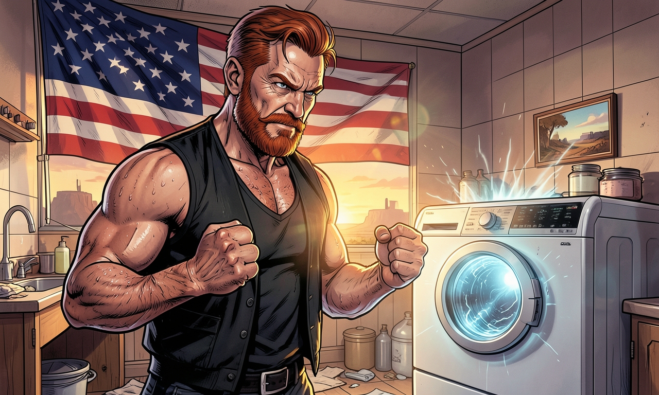 Chuck Norris wäscht seine Socken nicht – er schaut sie einfach so lange an, bis sie von selbst sauber werden. Die letzte Waschmaschine, die diese Fähigkeit in Frage stellte, wurde später als antikes Kunstwerk in einem Museum ausgestellt. Ihr einziges verbliebenes Programm war 'Schuldgefühle'.