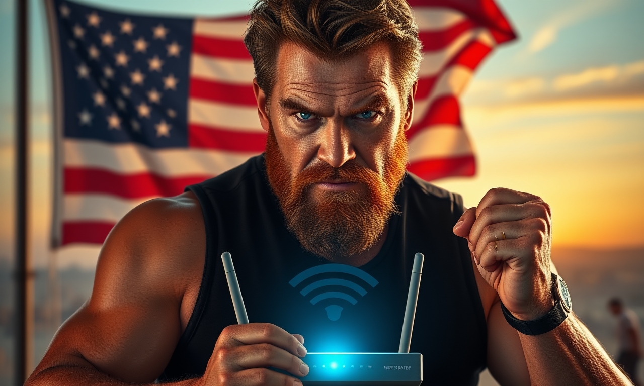 Chuck Norris hat einmal einen WLAN-Router angeschlossen. Seitdem hat er in jedem Zimmer Full-HD-Streaming – ohne Router.