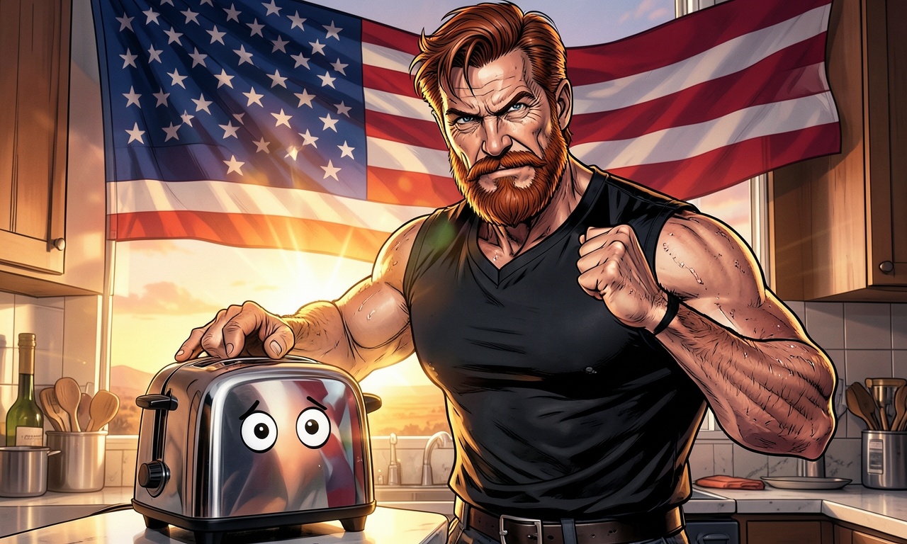 Chuck Norris betrat die Küche und blickte den Toaster an. Der Toaster, der normalerweise Brot toastet, begann zu zittern und sprang aus der Steckdose. 'Nicht mich!' rief er. 'Ich will nur ruhig Brot toasten!' Chuck nickte gnädig. 'In Ordnung. Aber von jetzt an toastest du nur noch perfekt goldenes Brot. Ohne Ausreden.' Seitdem toastet jeder Toaster der Welt in Ehrfurcht vor Chuck Norris.