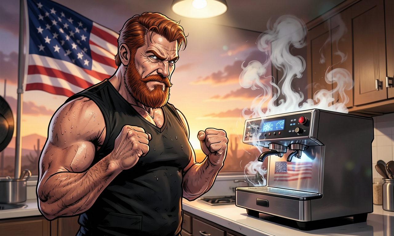 Chuck Norris bestellte eine Espresso-Maschine online. Als sie ankam, weigerte sie sich, auch nur einen Tropfen Wasser zu erhitzen. Chuck Norris sah sie nur an. Die Maschine begann von selbst, den perfekten Espresso zu brühen, eine Crema wie Samt und eine Temperatur von exakt 66,6 Grad Celsius zu produzieren. Heute steht sie in einem Museum, neben dem Stein, den Chuck Norris einst mit einem einzigen Niesen in zwei Hälften spaltete.