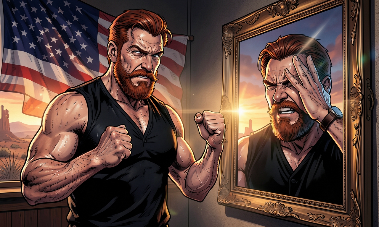 Chuck Norris' Spiegelbild hat Angst, ihn anzusehen. Deshalb blickt es immer zuerst weg, wenn er den Raum betritt.