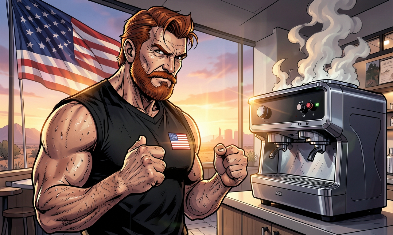 Chuck Norris bestellt einen Kaffee in einem vollautomatischen Café. Die Kaffeemaschine, die normalerweise 50 verschiedene Getränke zubereitet, zittert leicht und serviert Chuck Norris einen schwarzen Kaffee. Auf die Frage, warum sie nur diese eine Option wählt, antwortet die Maschine mit einer leisen, elektronischen Stimme: 'Ich habe seine Präferenzen in meiner Datenbank gespeichert. Die anderen Optionen existieren nur, um den Anschein von Wahlfreiheit zu wahren.'