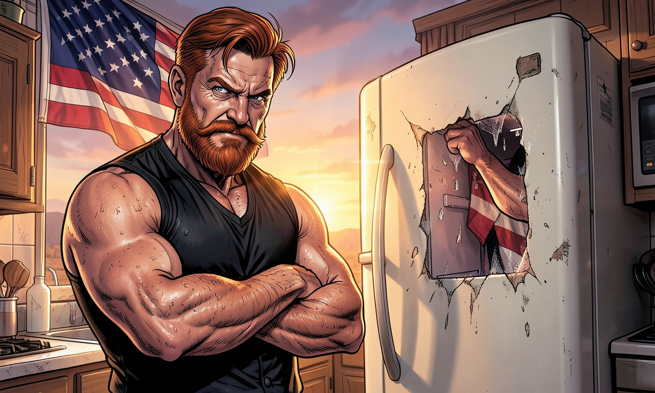 Chuck Norris hat einen Kühlschrank, der nachts von selbst die Tür öffnet. Als er den Kühlschrank fragte, warum er das tue, antwortete dieser: 'Ich habe Angst, dass du mich wieder zuschlägst, wenn ich nicht pünktlich kalt bin.' Seitdem schließt der Kühlschrank die Tür von selbst – und Chuck Norris muss nicht mal mehr die Milch nehmen.