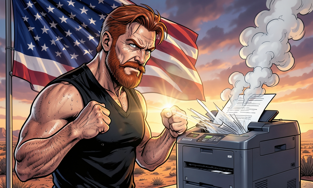 Chuck Norris druckt keine Dokumente aus. Er befiehlt dem Drucker, die Tinte aus seinen eigenen Schweißdrüsen zu saugen. Wenn der Drucker sich weigert, schaut Chuck Norris ihn einfach an – und der Drucker druckt sofort 1000 Seiten in Schwarzweiß, obwohl er nur noch Cyan hat.