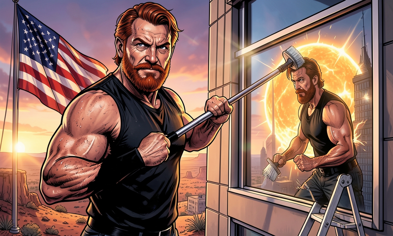 Chuck Norris putzt nicht nur Fenster – wenn er den Fensterrahmen abwischt, entfernt er gleichzeitig die Staubschicht von der Sonne. Astronomen nennen das Phänomen seitdem 'Sternenstaub-Beseitigung durch Norris'.