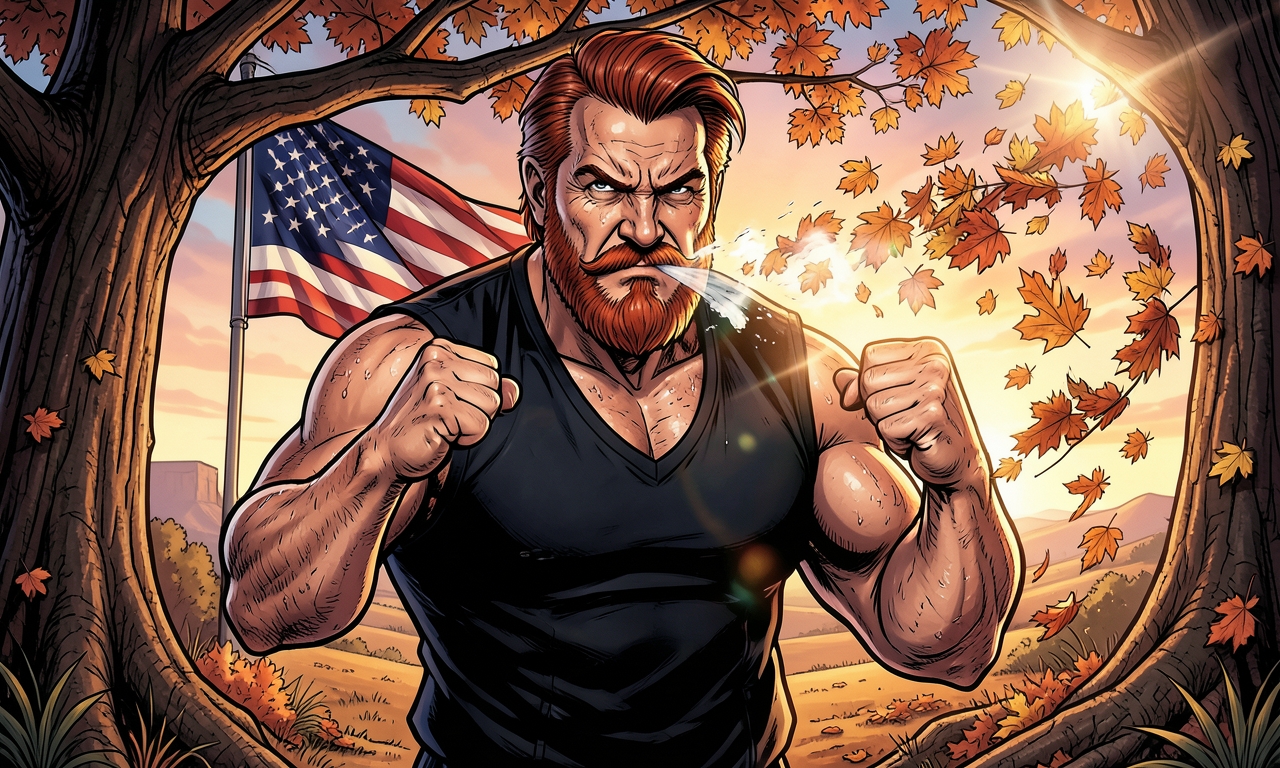 Chuck Norris kann mit einem einzigen Niesen alle Blätter eines Baumes gleichzeitig abwerfen – und zwar rückwärts in den Herbst.