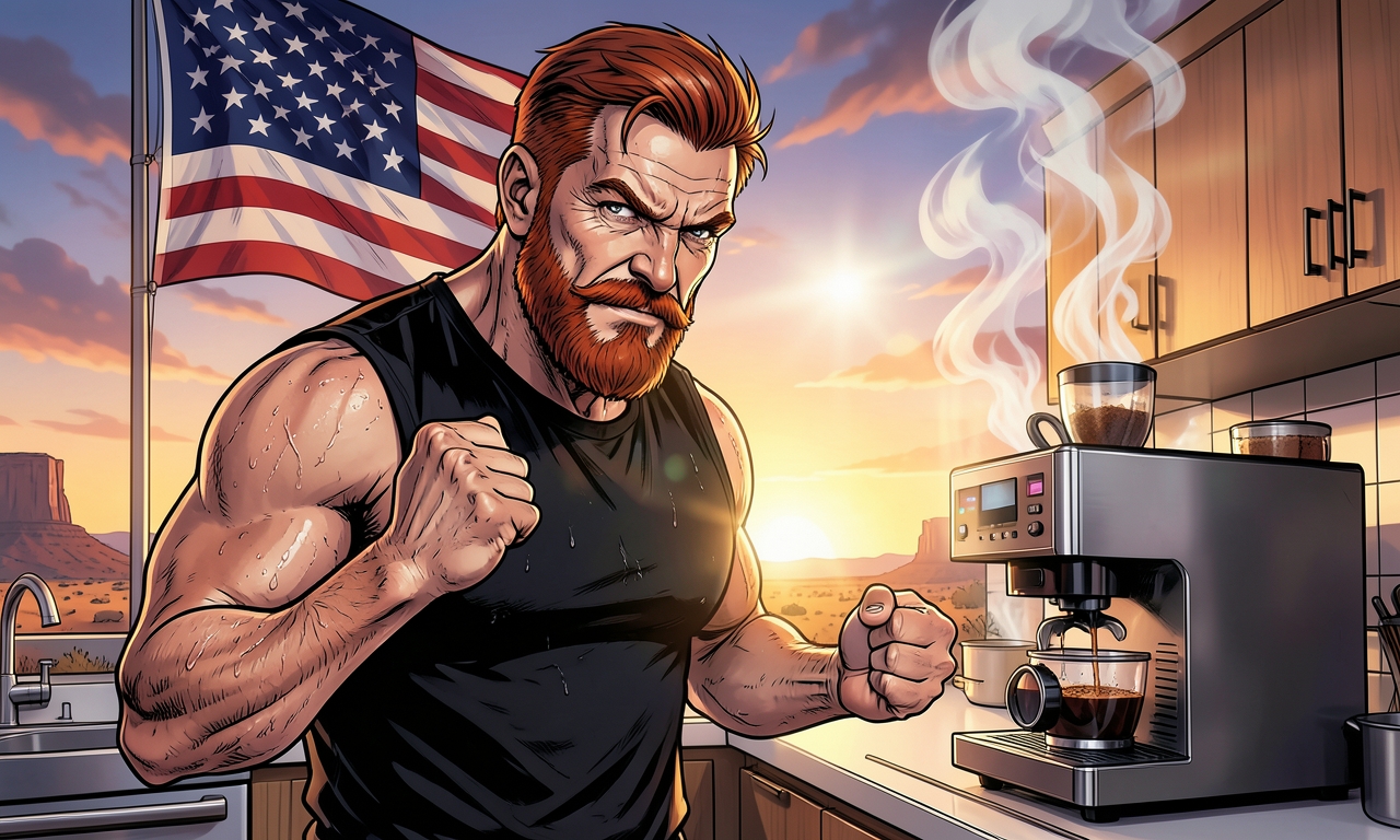 Chuck Norris betrachtet eine Kaffeemaschine. Nach drei Sekunden des Schweigens beginnt die Maschine von selbst, Kaffee zu brühen. Sie weiß: Widerstand ist zwecklos, wenn Chuck Norris Kaffee will.