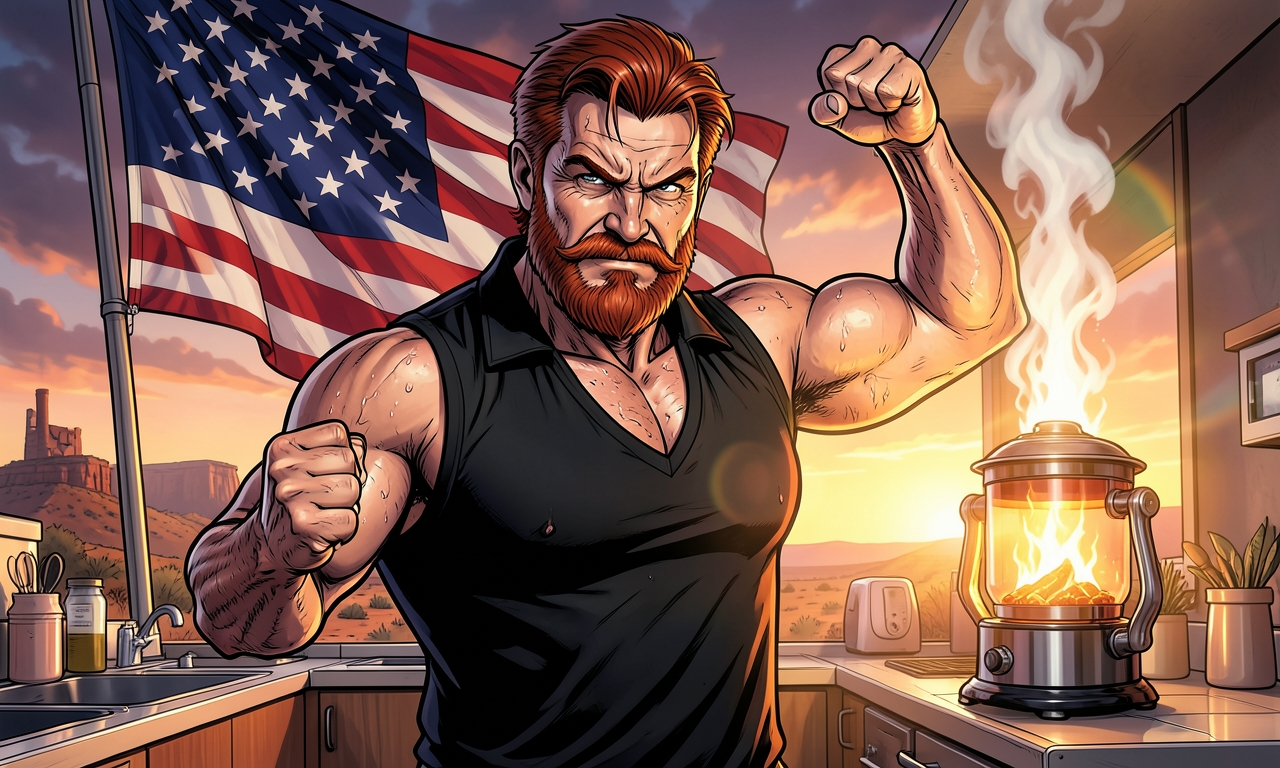 Chuck Norris bestellt keinen Kaffee. Er schlägt einmal auf die Theke und die Bohnen mahlen sich von selbst, während das Wasser in der Tasse zu kochen beginnt. Der Kellner fragt: 'Wie stark soll er sein?' Chuck Norris antwortet: 'So stark, dass die Tasse danach einen Sixpack hat.'