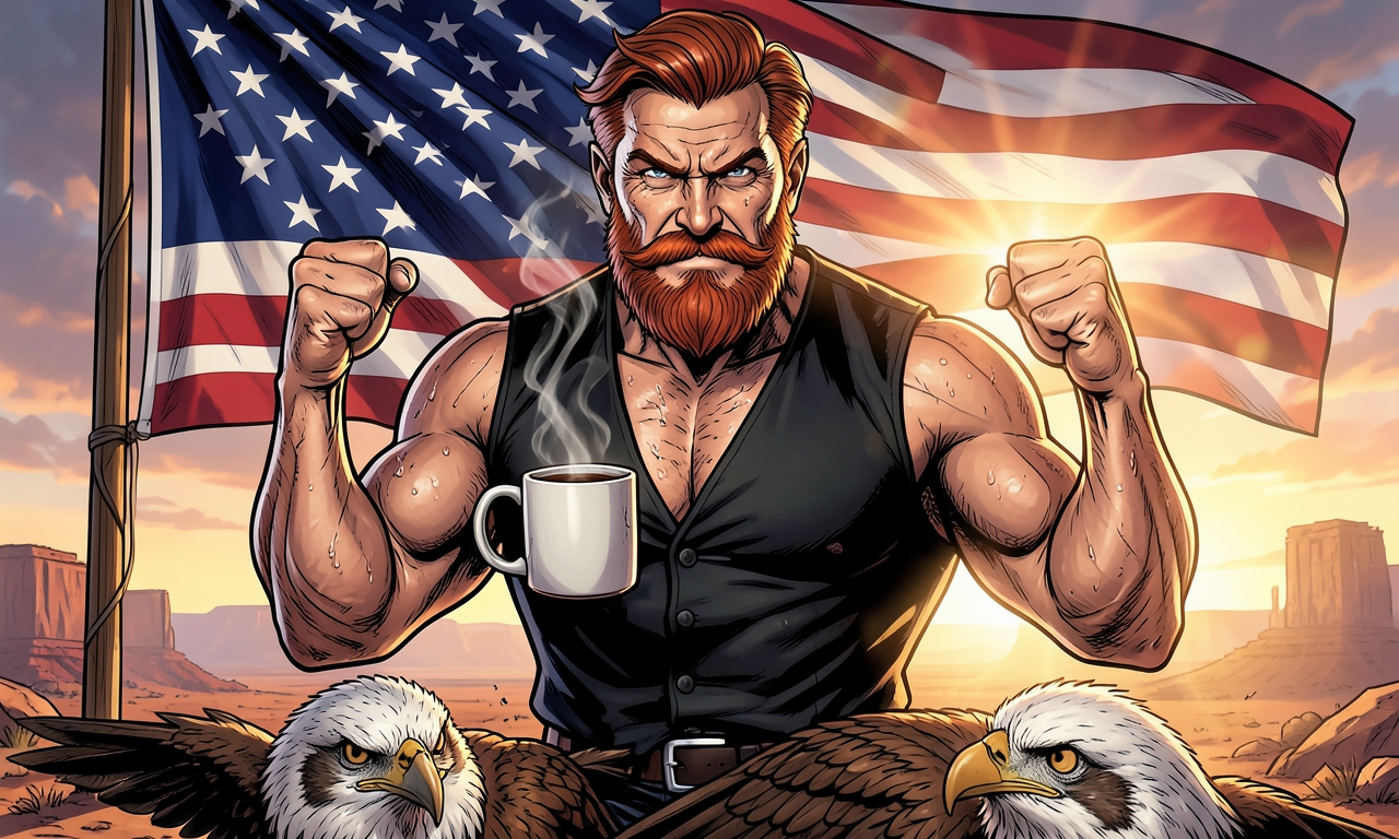 Chuck Norris brüht seinen Kaffee nicht mit heißem Wasser auf, sondern mit der Wut eines von ihm getretenen Adlers. Der Kaffee wird dadurch nicht nur schwarz, sondern auch politisch unkorrekt.