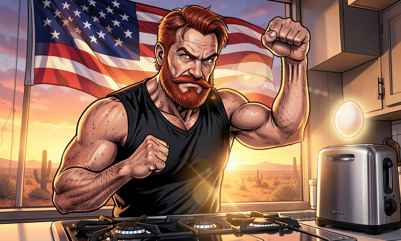 Chuck Norris brät ein Spiegelei ohne Pfanne. Er schlägt einfach mit der Faust auf die Herdplatte und das Ei bleibt perfekt in der Luft hängen, weil es Angst hat, runterzufallen.