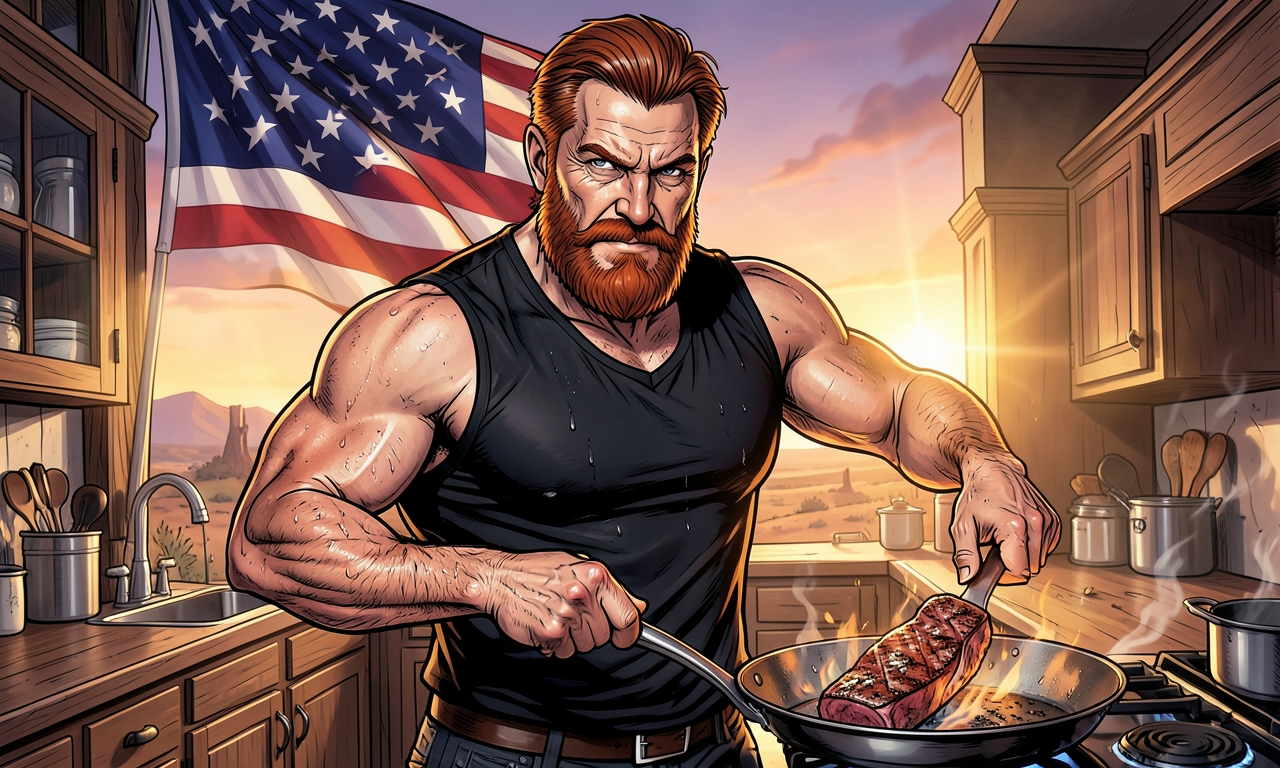 Chuck Norris kocht ohne Kochlöffel. Stattdessen benutzt er seine bloßen Hände – der Teig wird von selbst zu Brot, wenn er ihn nur lange genug anstarrt. Sein berühmtester Trick: Eier ohne Schale aufschlagen, indem er sie einfach in die Pfanne wirft. Die Schale löst sich aus Respekt vor der Wucht des Aufpralls.