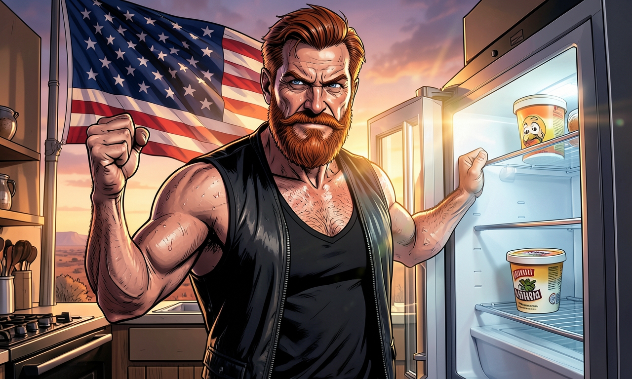 Chuck Norris öffnete einmal einen Kühlschrank. Seitdem hat der Kühlschrank Angst vor Dunkelheit und stellt nachts die Tür nicht mehr richtig zu.