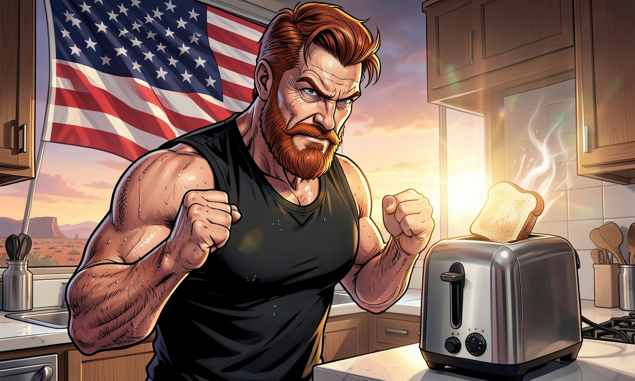 Chuck Norris' Toaster wirft das Brot nicht aus, weil es Angst hat, verbrannt zu werden.