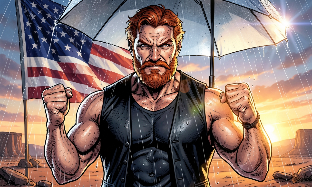 Chuck Norris kann einen Regenschirm benutzen, ohne nass zu werden, weil der Regen Angst hat, ihn zu treffen.